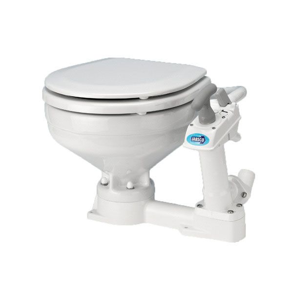 Compact Bowl Jabsco Manual Marine Toilet 