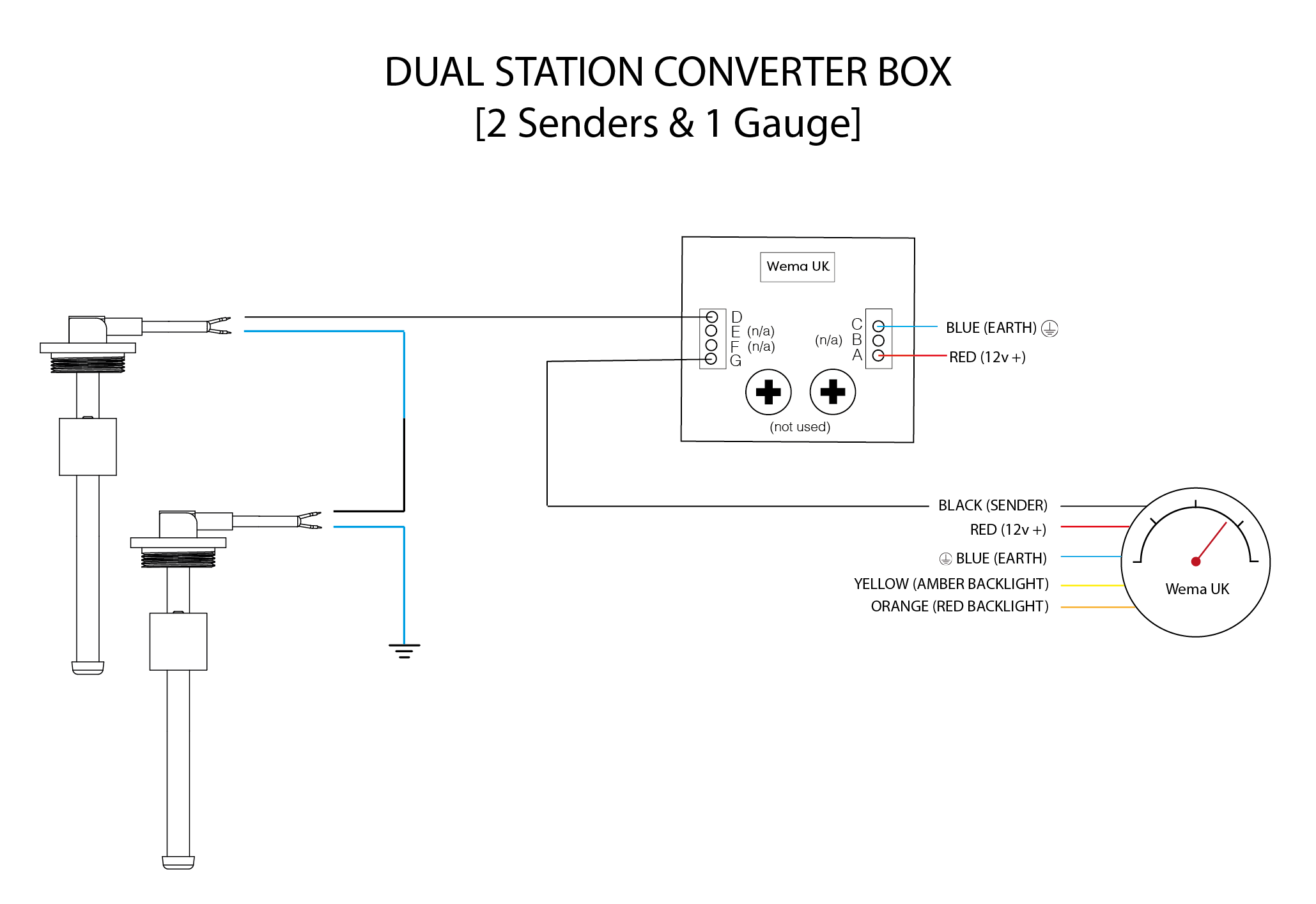 Fuel Sender Fuel Gauge Wiring Diagram from www.tek-tanks.com