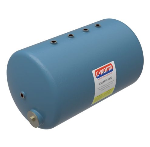 CWM50-HT3 C Warm horizontal 50 litre calorifier twin coil