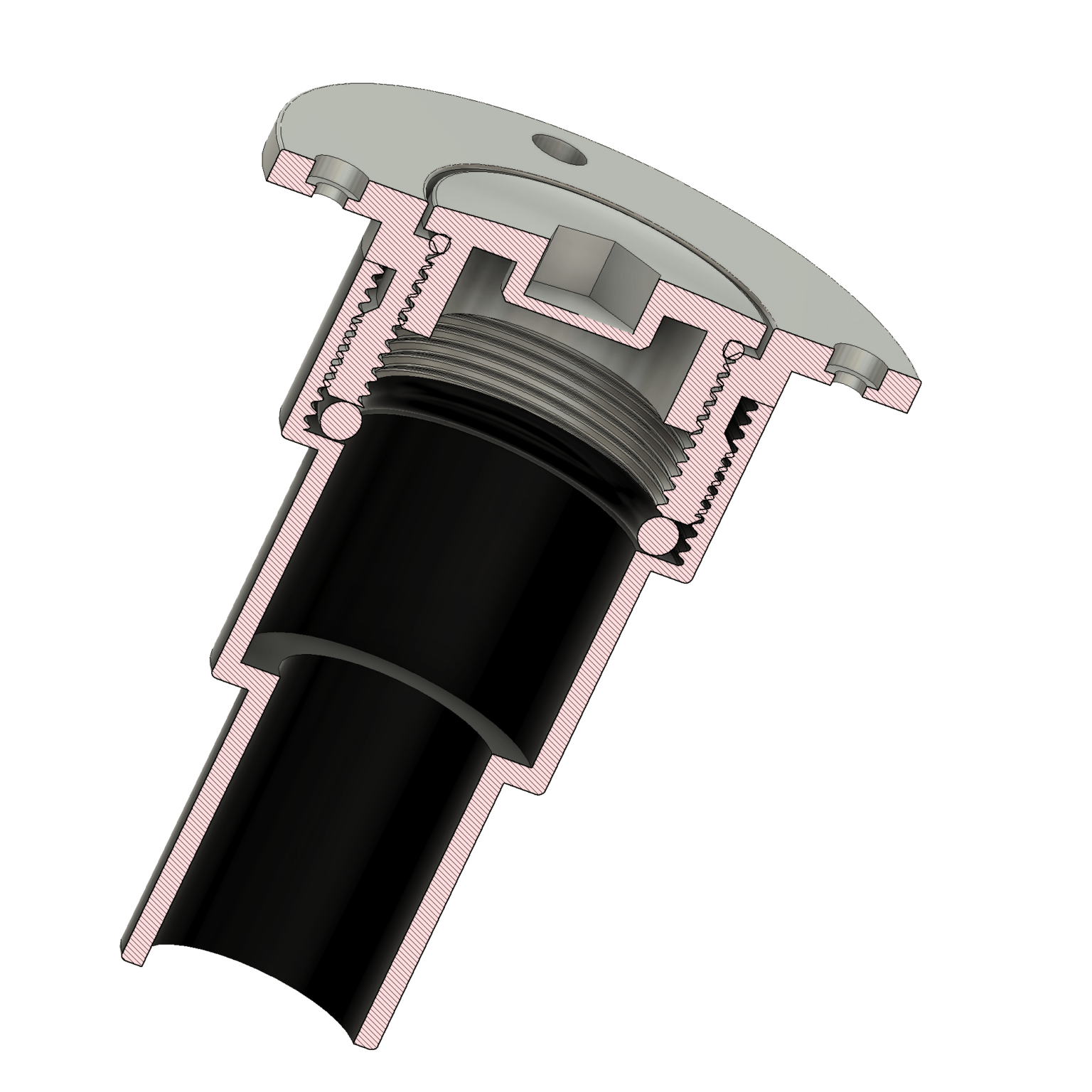Stainless Steel Deck Pump Out Fitting TekTanks