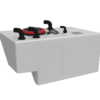 Rival 34 Plastic Water Tank under V Berth