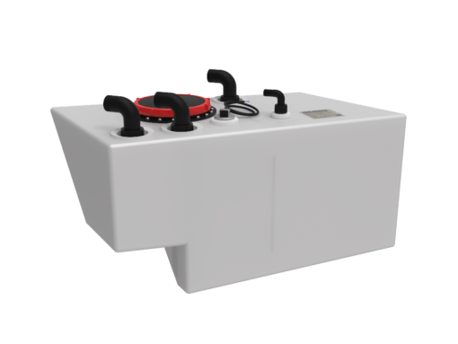 Rival 34 Plastic Water Tank under V Berth