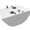 Sabre 38 Plastic Water Tank in Forward V Berth