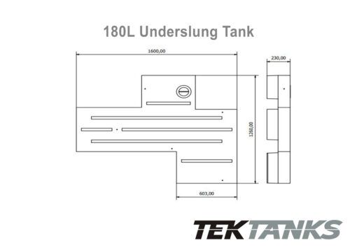 180litre Underslung Tank