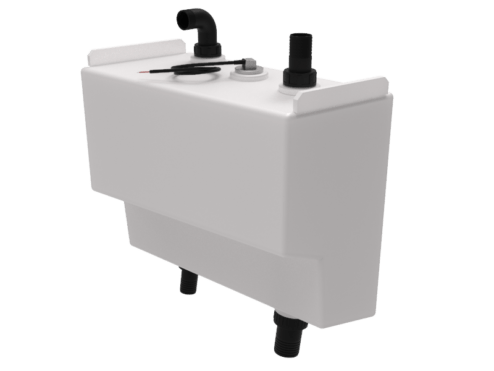 Westerly Riviera Waste Tank in Forward Heads Above Toilet